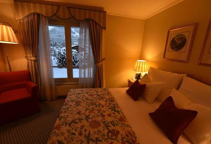 Deluxe Room Mountain View, Grand Hotel Du Golf & Palace