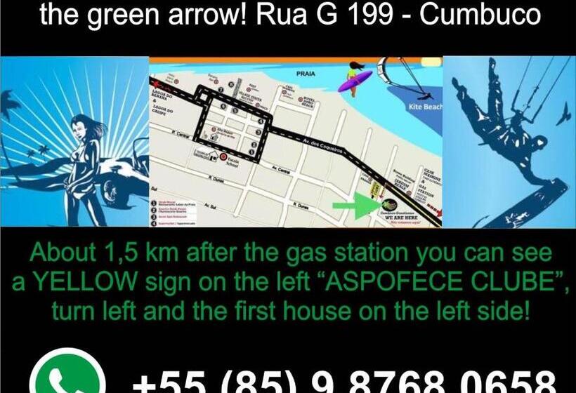 غرفة سوبيريور رباعية, E Pousada Cumbuco Guesthouse