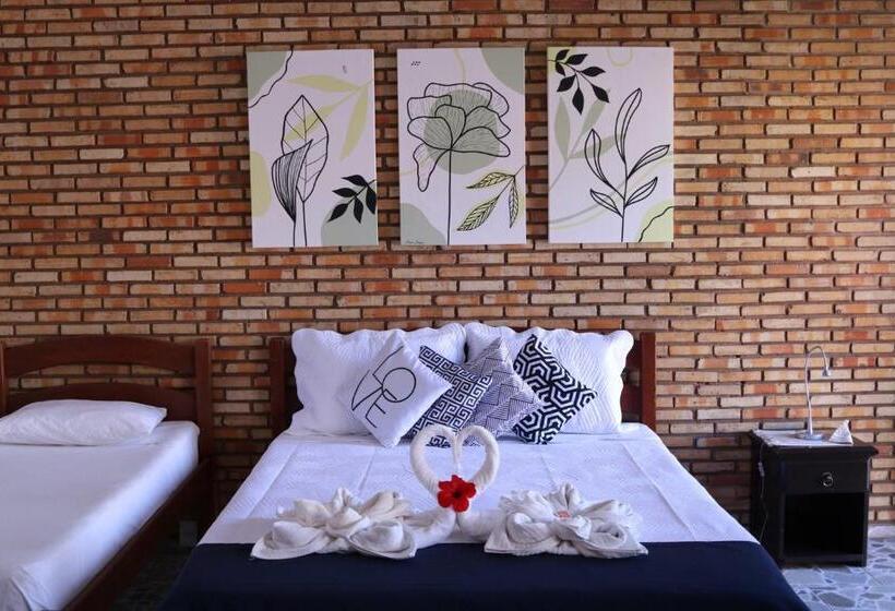 غرفة ديلوكس عائلية, E Pousada Cumbuco Guesthouse