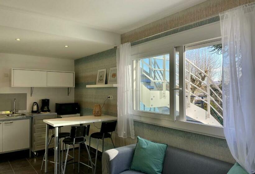 Апартаменты 1 Спальня Нижний Этаж, Camp De Base Sur Le Lac Du Bourget