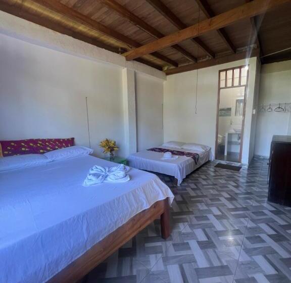 Quarto Estandar Banheiro Compartilhado, Cabañas Arrecifes