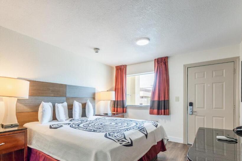 اتاق استاندارد با تخت بزرگ, Motel 6 Galveston, Tx Seawall