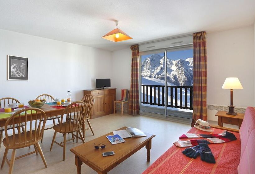 Апартаменты 1 Спальня, Residence Nemea Royal Peyragudes