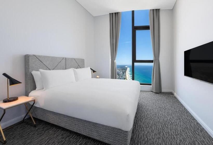 1침실 펜트하우스 아파트, Meriton Suites Surfers Paradise