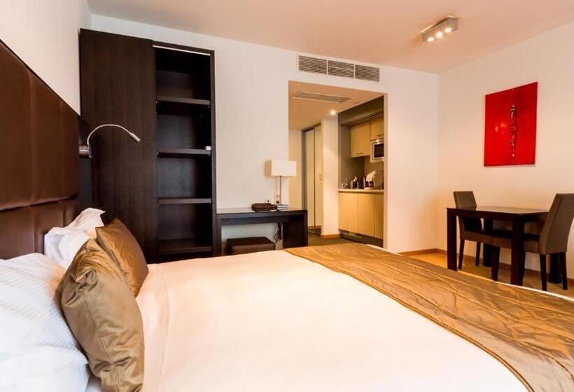 استودیو استاندارد با چشم‌انداز باغ, Diamant Suites Brussels Eu