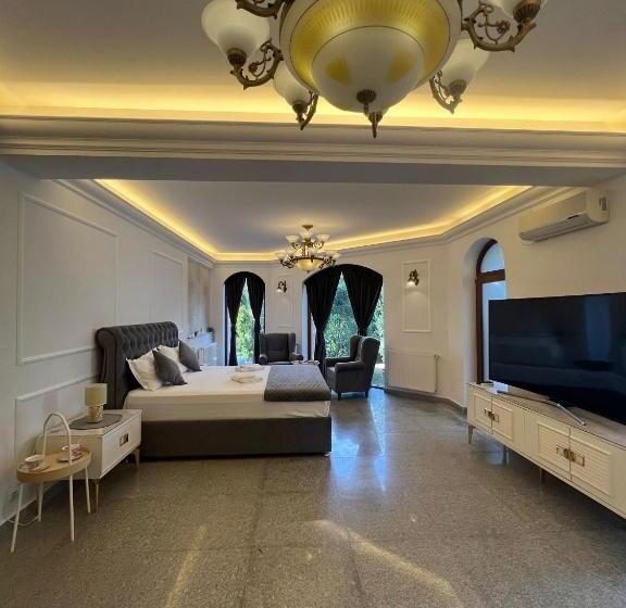 침실 1개 디럭스 아파트, Ami Residence Bucharest Airport,therme&free Parking Otopeni
