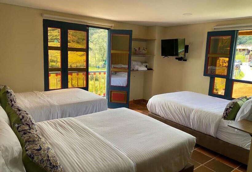 패밀리 룸, Ayenda Hotel Bambu Guatape
