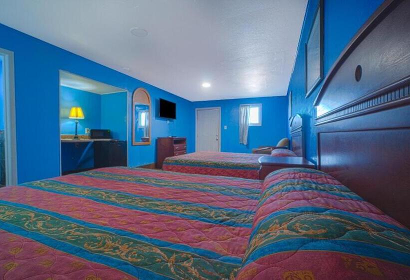 Номер Стандарт 2 Двуспальные Кровати, Monterrey Motel Padre Island, Corpus Christi By Oyo