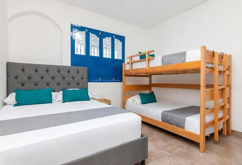 4인용 스탠다드 룸, Casa Flor Hostel & Drinks