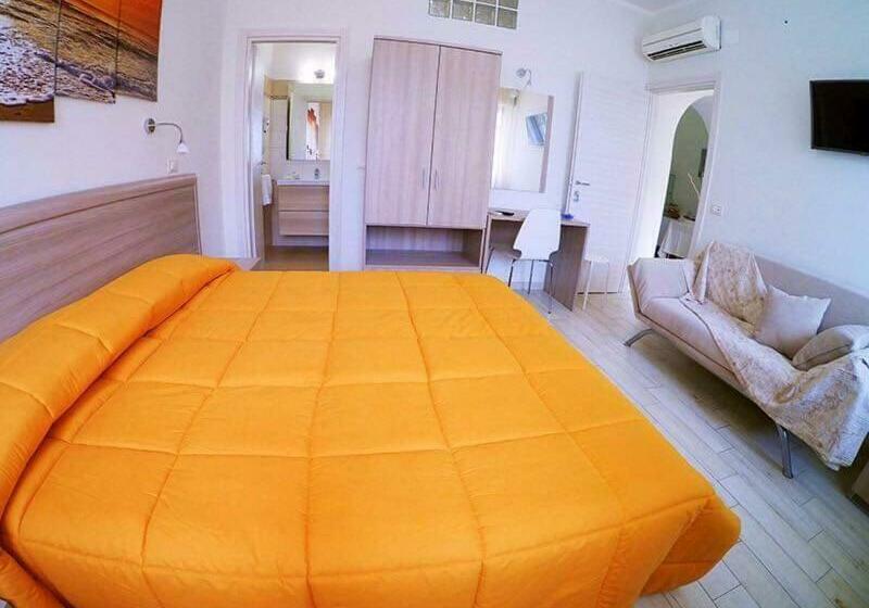 اتاق استاندارد سه تخته با چشم‌انداز باغ, Villa Merina