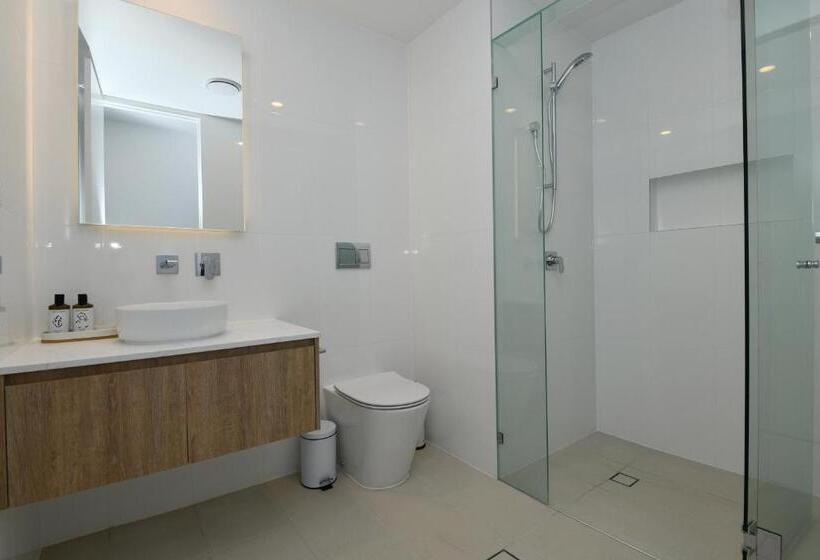 침실 2개 바다 전망 아파트, X Kirra Apartments
