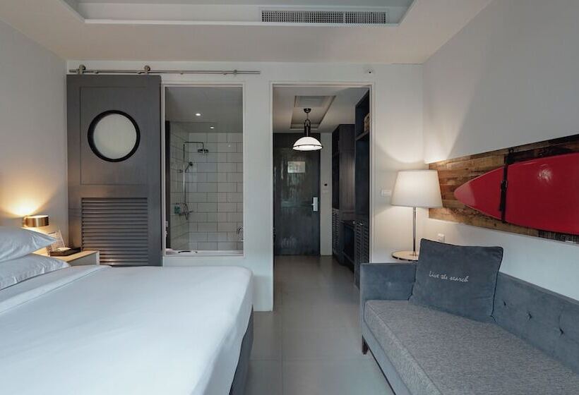 带泳池观景的豪华房, Sugar Marina Hotel Surf Kata Beach   Sha Plus