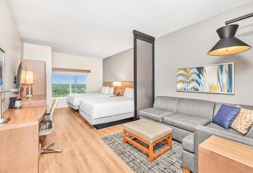 Quarto Estandar 2 Camas Casal, Hyatt Place Houston Medical Center