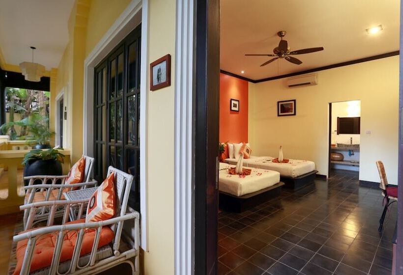 带泳池景观的小木屋, Residence Indochine D'angkor
