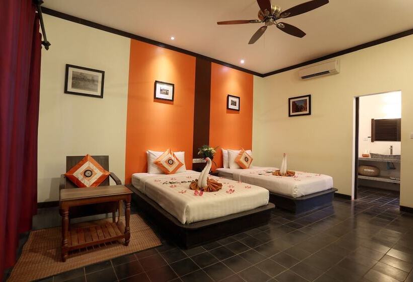带泳池景观的小木屋, Residence Indochine D'angkor