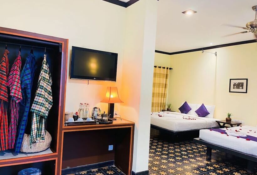 디럭스 패밀리 룸, Residence Indochine D'angkor