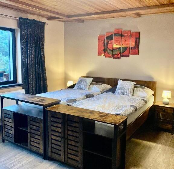 Апартаменты 1 Спальня с Террасой, Apartmány Na Výsluní české švýcarsko