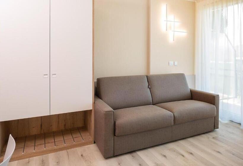 带1个卧室的豪华公寓, Residence Parco Del Garda