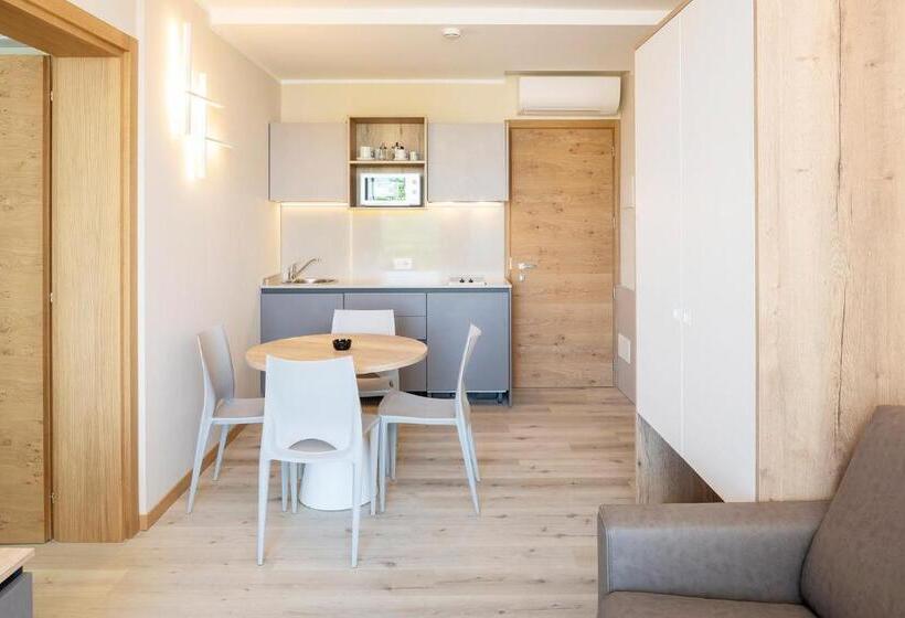 带1个卧室的豪华公寓, Residence Parco Del Garda