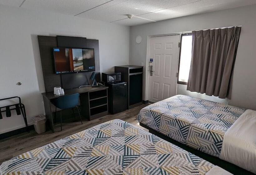 Номер Стандарт 2 Двуспальные Кровати, Motel 6 Leominster, Ma