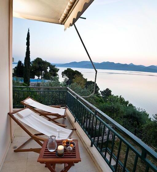 شقة غرفتين مطلة على البحر, Villa Magemenou