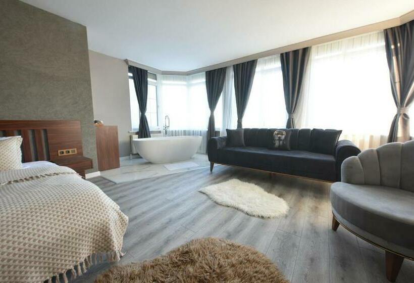 Люкс Кровать Кинг, Istanbul Airport Treekos Suite