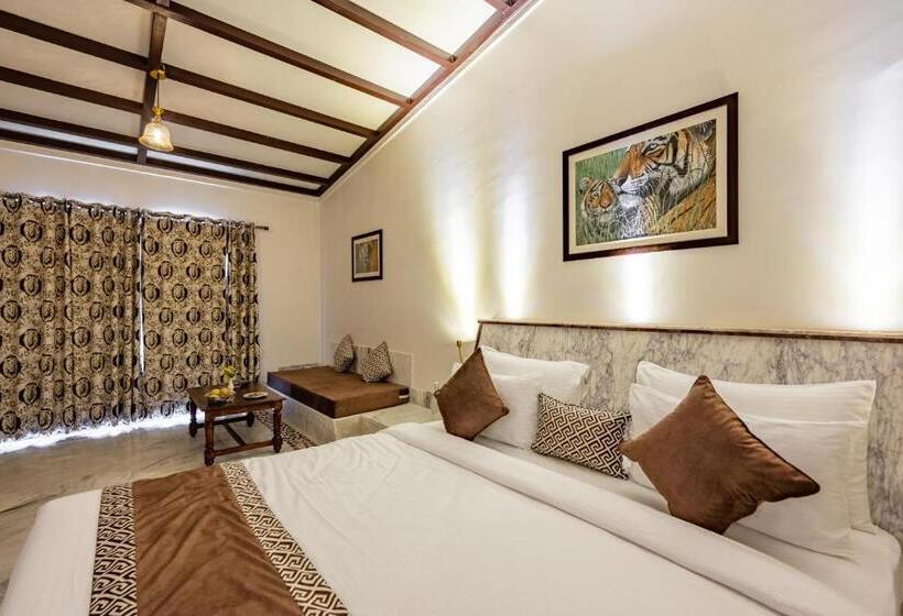 Вилла 1 Спальня Вид на Сад, Aangan Resort Ranthambhore   A Private Pool Villa