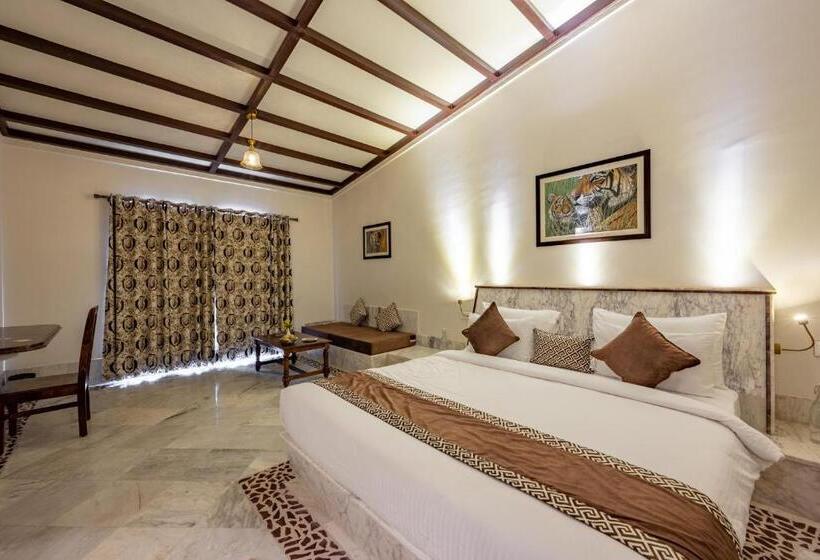 Вилла 1 Спальня Вид на Сад, Aangan Resort Ranthambhore   A Private Pool Villa