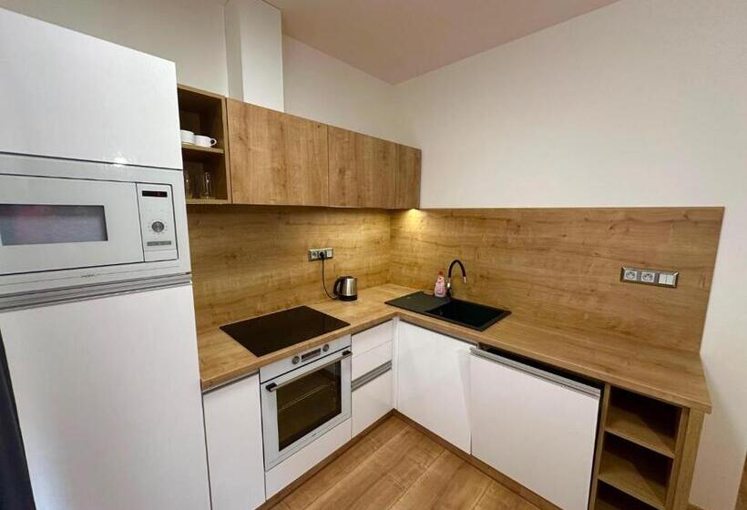 Апартаменты 1 Спальня с Террасой, Resort Lucky Jasna