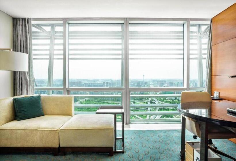 Номер Deluxe Кровать Кинг, Jw Marriott Hotel Zhengzhou