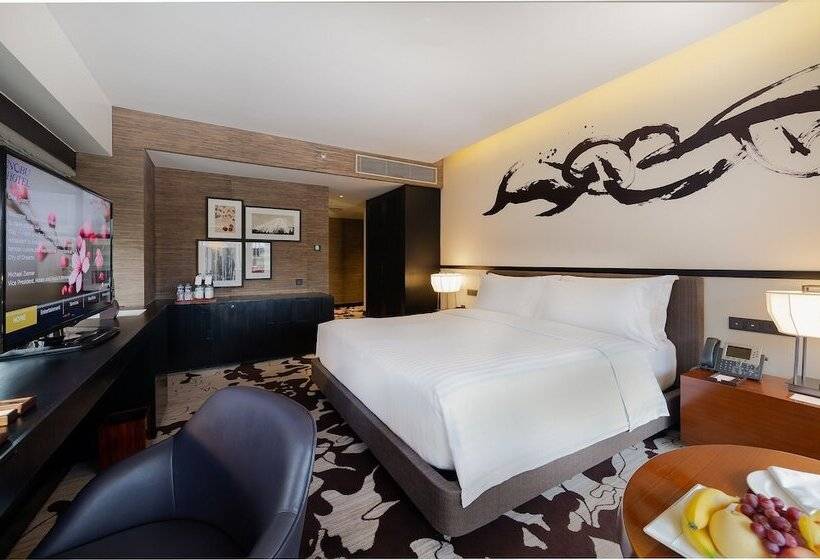 Номер Премиум Вид на Город, City Of Dreams   Nobu Hotel Manila
