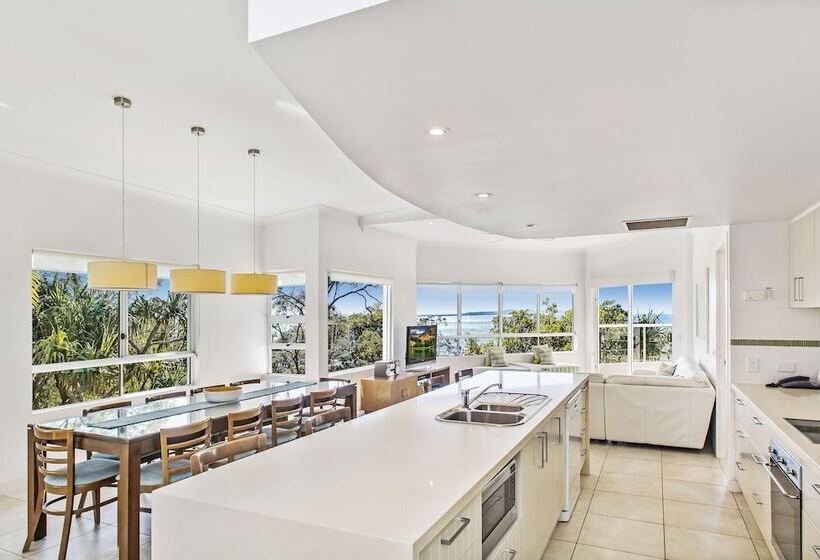 침실 3개 바다 전망 아파트, The Lookout Resort Noosa