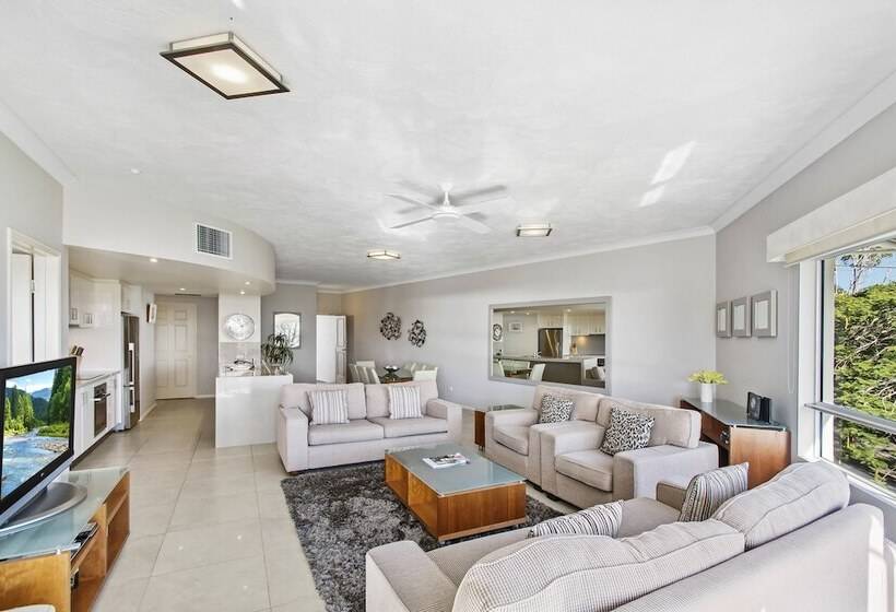 شقة 3 غرف مطلة على البحر, The Lookout Resort Noosa