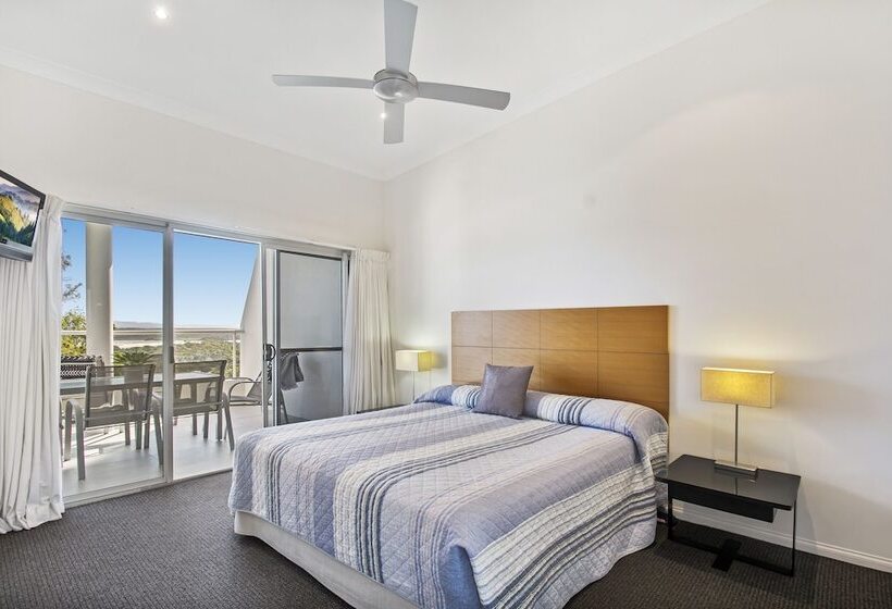 3침실 디럭스 아파트 바다 전망, The Lookout Resort Noosa