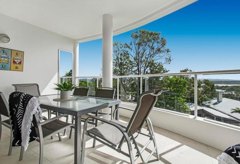 شقة ديلوكس غرفة نوم واحدة مطلة على البحر, The Lookout Resort Noosa