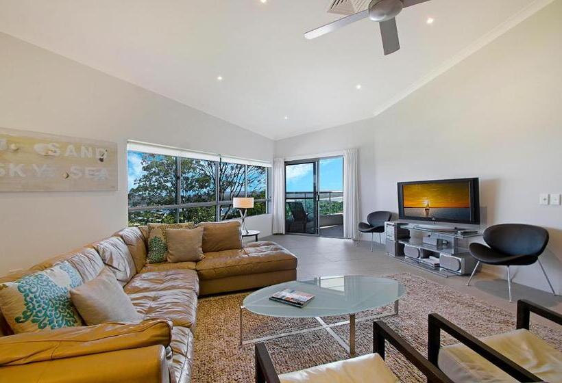 3침실 디럭스 아파트 바다 전망, The Lookout Resort Noosa