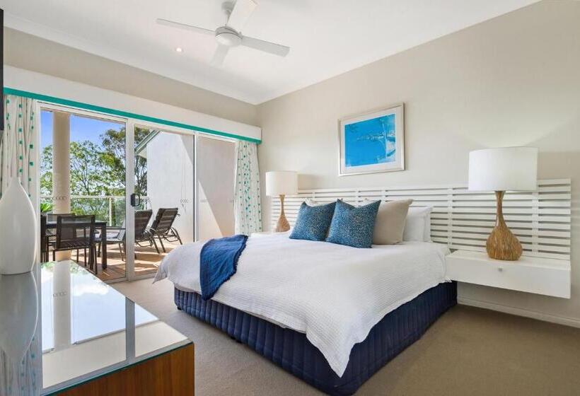 شقة ديلوكس غرفة نوم واحدة مطلة على البحر, The Lookout Resort Noosa