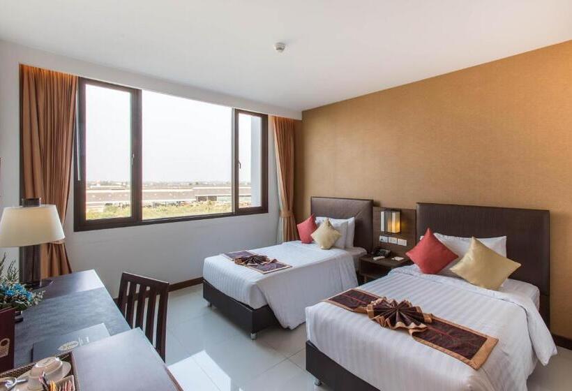 디럭스 룸, Mida Grande Hotel Dhavaravati Nakhon Pathom   Sha Plus