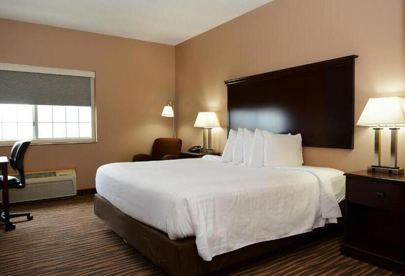 Номер Стандарт Кровать Кинг Адаптированный для Инвалидов, Cobblestone Inn & Suites   Denison | Majestic Hills