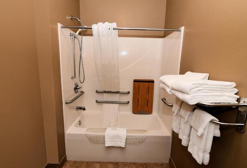 Номер Стандарт Кровать Кинг Адаптированный для Инвалидов, Cobblestone Inn & Suites   Denison | Majestic Hills