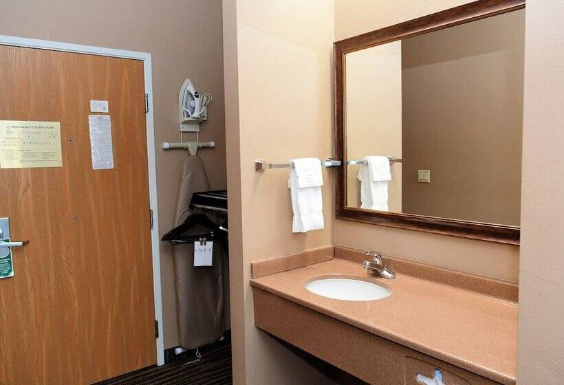 Номер Стандарт Кровать Кинг Адаптированный для Инвалидов, Cobblestone Inn & Suites   Denison | Majestic Hills