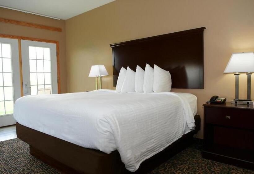 Люкс Кровать Кинг, Cobblestone Inn & Suites   Denison | Majestic Hills