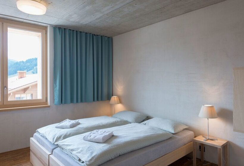 اتاق استاندارد یک نفره, Saanen Gstaad Youth Hostel