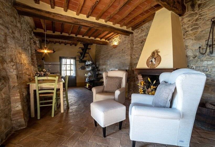 景色の見える一ベッドルームアパートメント, La Pieve Marsina