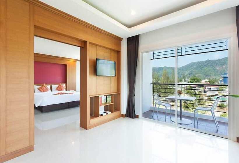 غرفة ديلوكس مطلة على حمام السباحة, Sungthong Kamala Beach Resort