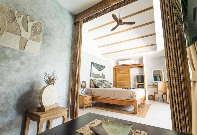 침실 1개 디럭스 빌라, Khwan Beach Resort   Luxury Glamping And Pool Villas Samui   Adults Only   Sha Extra Plus