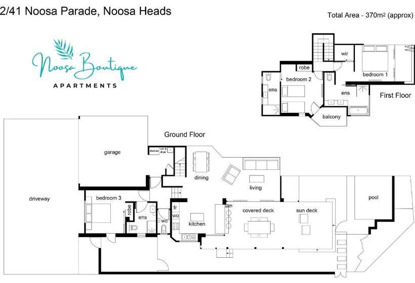 Вилла Superior 1 Спальня, Noosa Boutique Apartments & Elkhorn Villas
