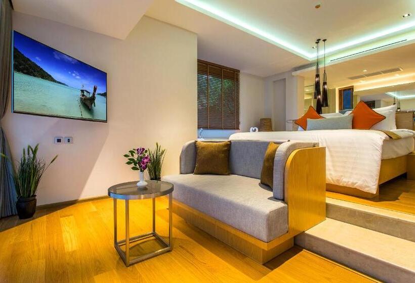침실 1개 디럭스 빌라, Crest Resort & Pool Villas   Sha Extra Plus