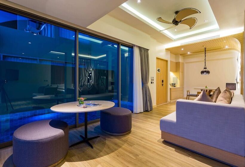 침실 1개 디럭스 빌라, Crest Resort & Pool Villas   Sha Extra Plus