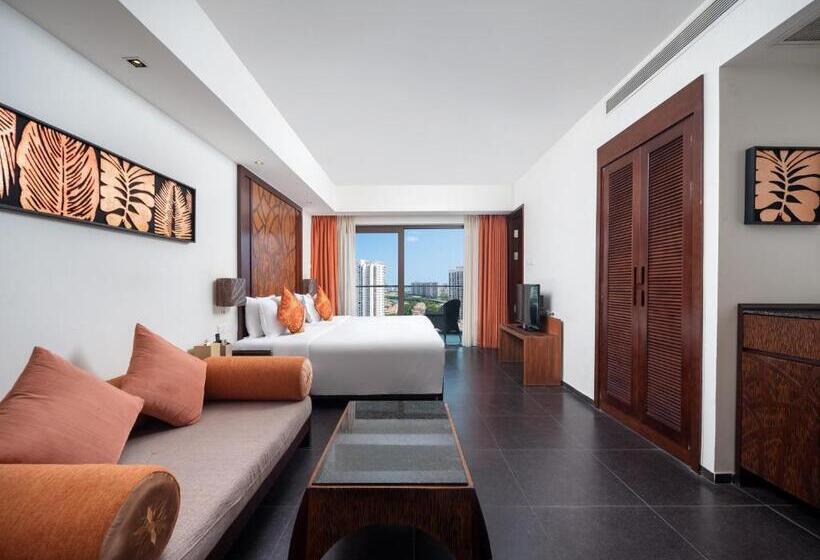 디럭스 룸 킹사이즈 침대, Mangrove Tree Resort World Sanya Bay Kapok